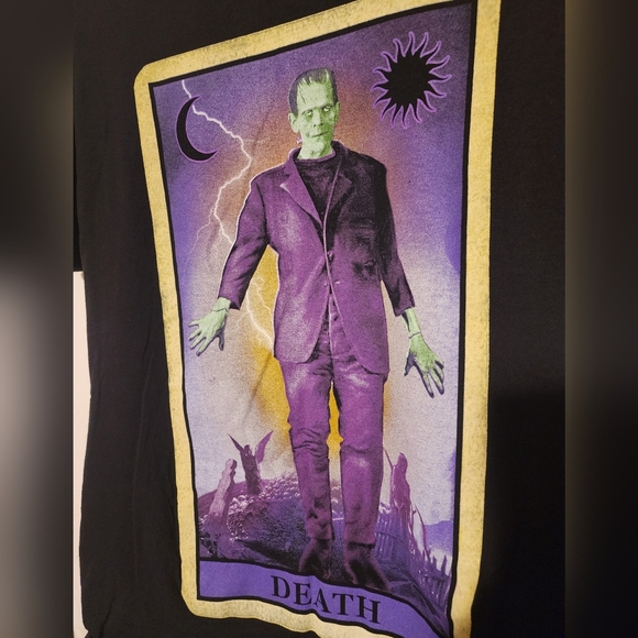 Hot Topic Universal Studios Monsters By Rock Rebel Death Frankenstein Size M - Picture 3 of 5